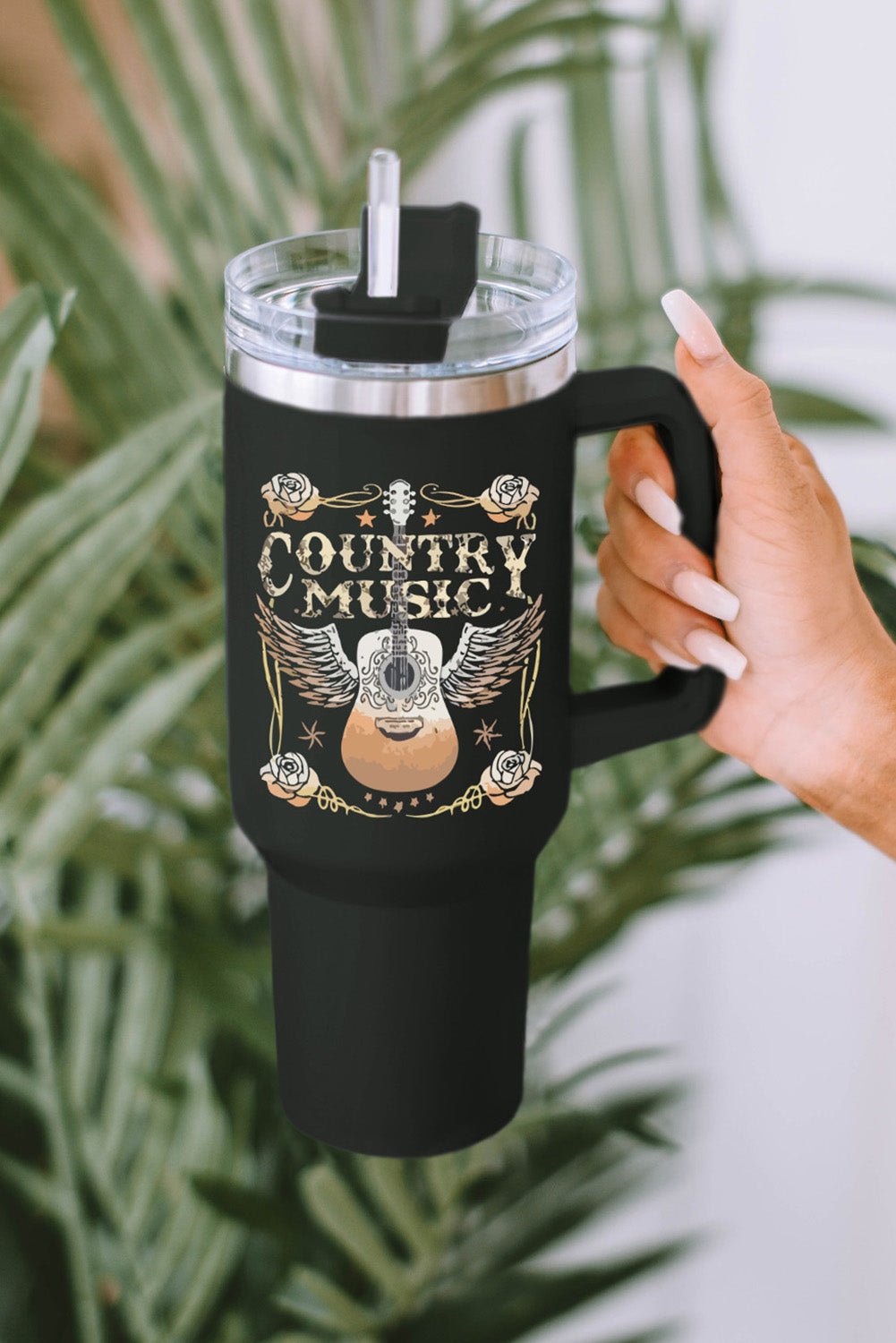 Mama Leopard Print Stainless Steel Insulate Cup with Handle 40oz - Image 33