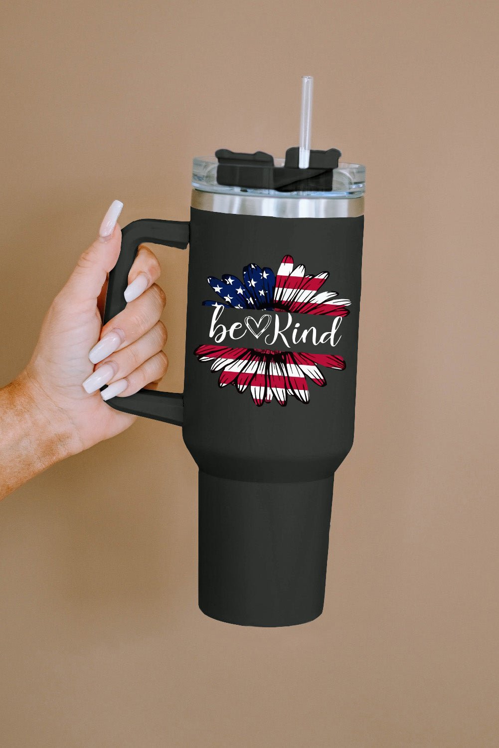 Mama Leopard Print Stainless Steel Insulate Cup with Handle 40oz - Image 68