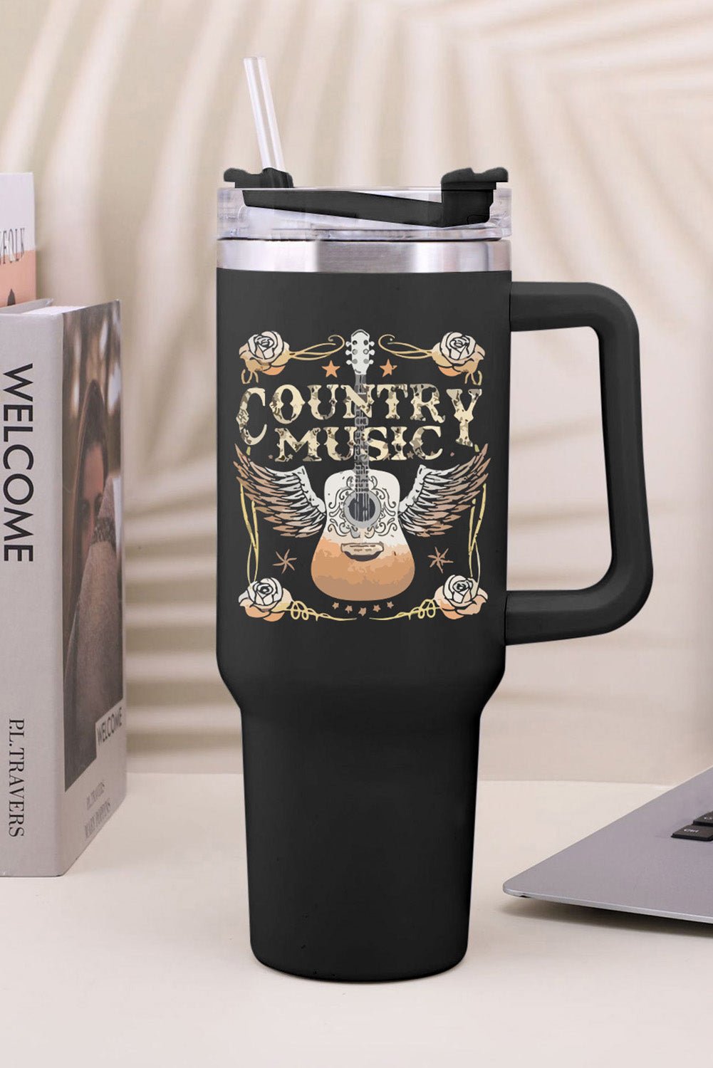 Mama Leopard Print Stainless Steel Insulate Cup with Handle 40oz - Image 34