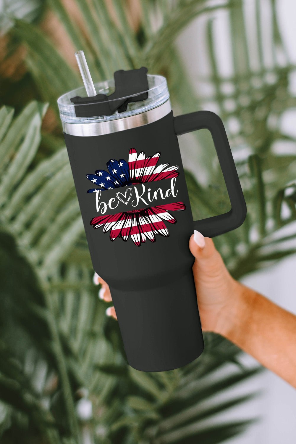 Mama Leopard Print Stainless Steel Insulate Cup with Handle 40oz - Image 66