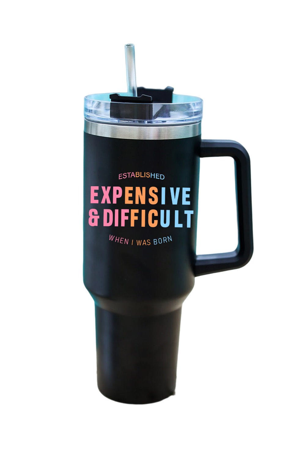 Mama Leopard Print Stainless Steel Insulate Cup with Handle 40oz - Image 52