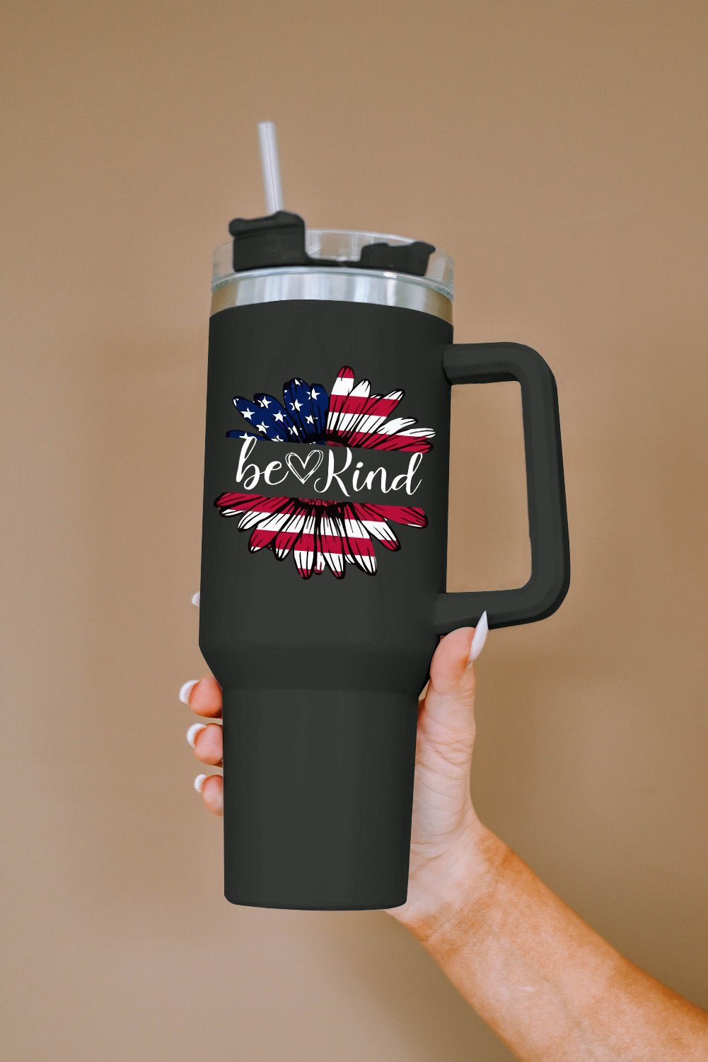 Mama Leopard Print Stainless Steel Insulate Cup with Handle 40oz - Image 67